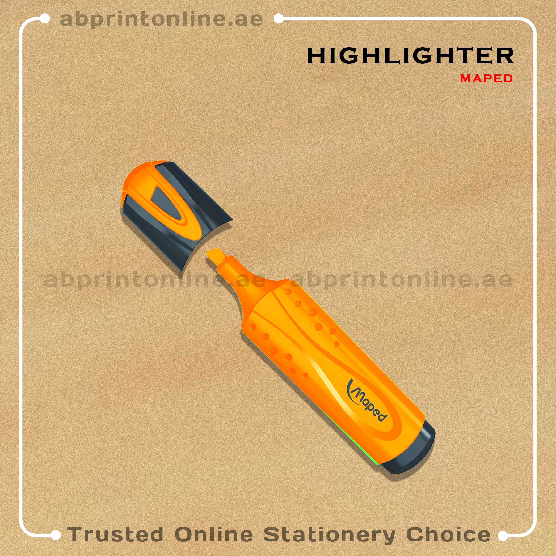 md742535 MAPED HIGHLIGHTER FLUOPEPS CLASSIC - ORANGE - Image 1