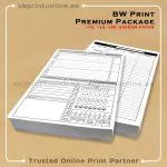 BLACK & WHITE PRINT PREMIUM PACKAGE