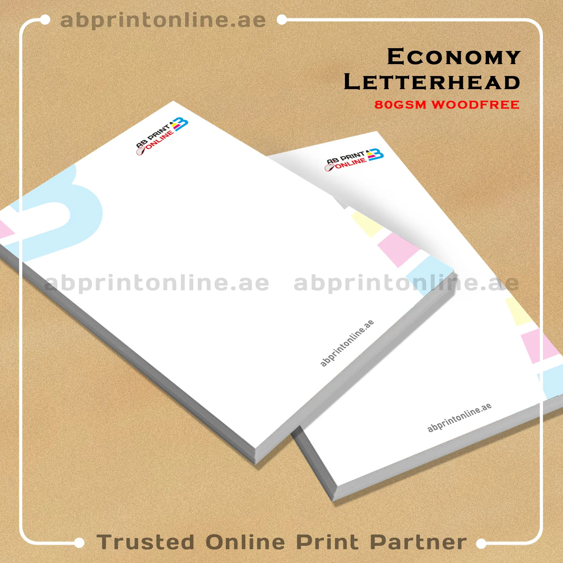 ECONOMY LETTERHEAD PRINTING - Image 1