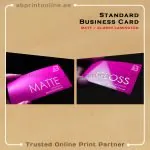 Standard Business Card Printing in Dubai