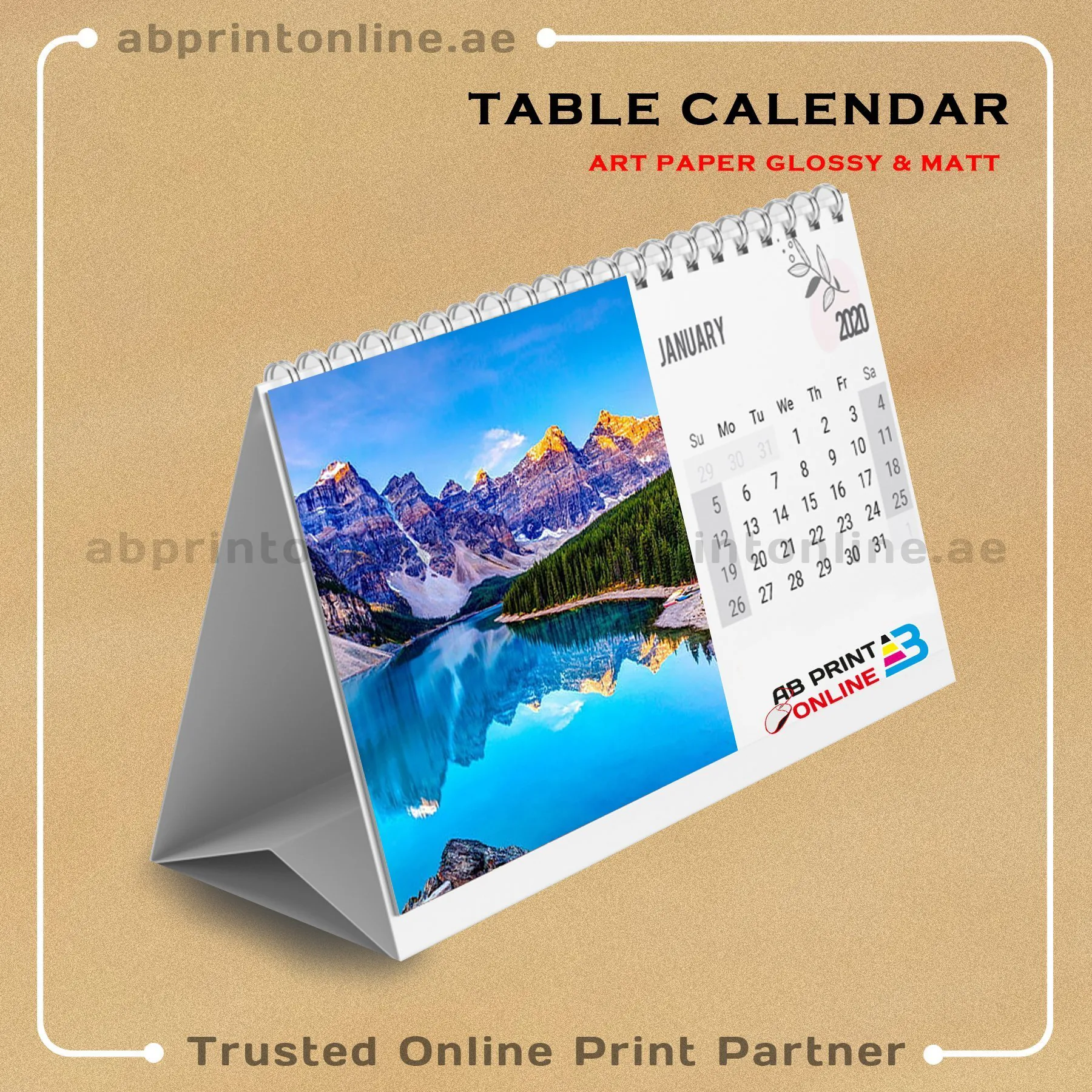 tablecalande DESKTOP CALENDAR PRINTING - Image 1