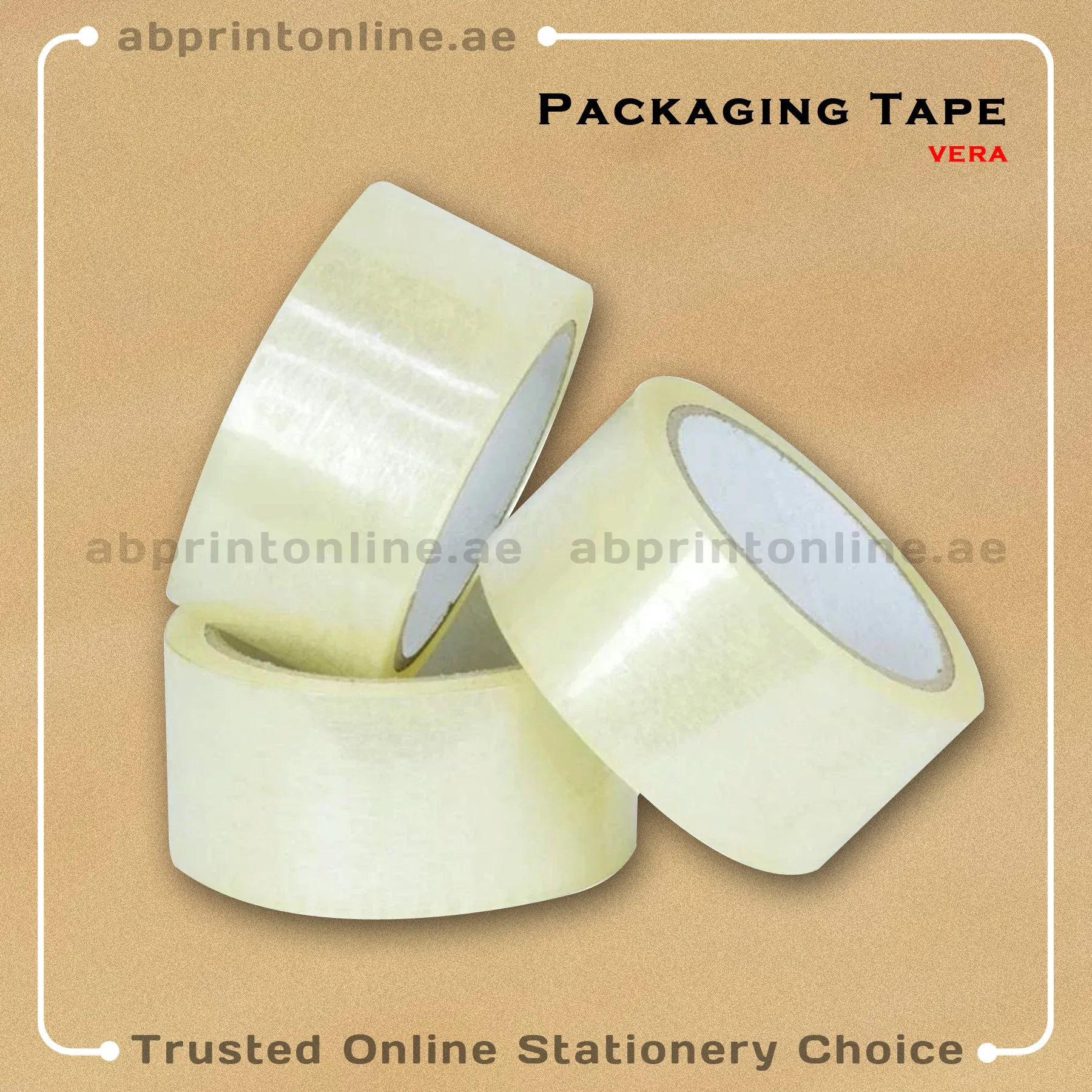 CLEAR2 copy CLEAR PACKING TAPE 2X50 YD - Image 1
