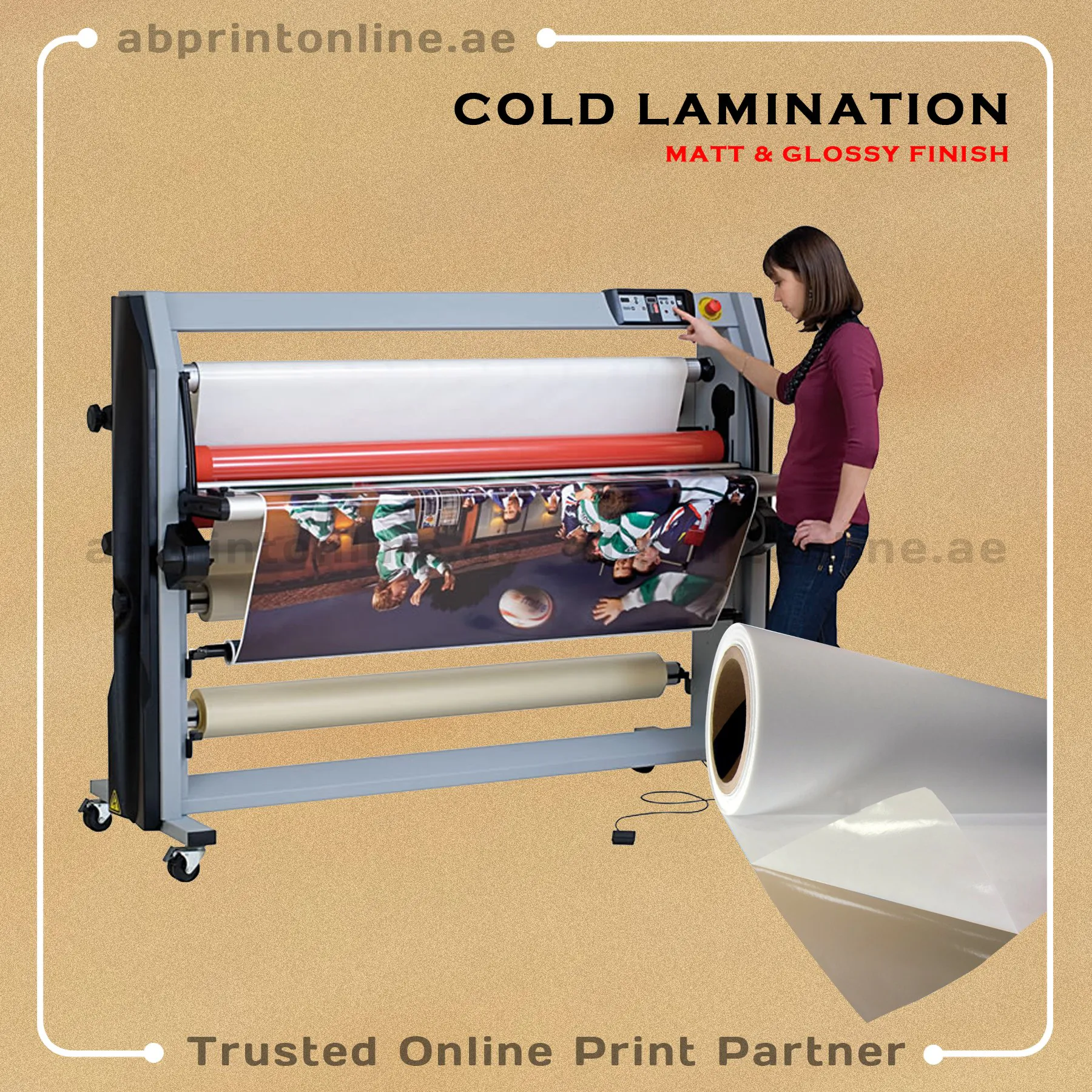 GLOSSY/MATT FINISH  COLD LAMINATION - Image 1