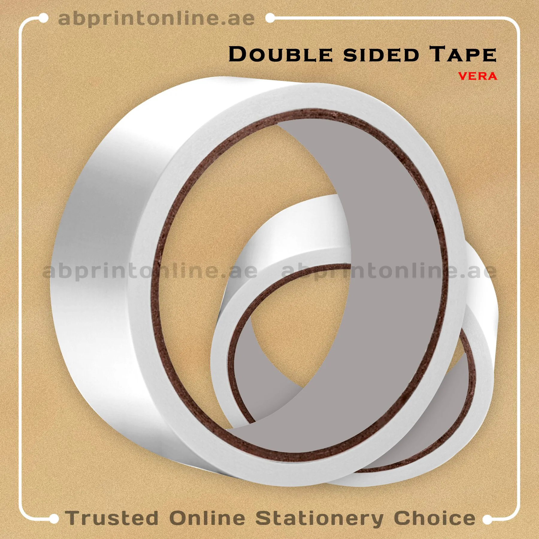 DOUBLE SIDED 36MM copy DOUBLE SIDED TISSUE TAPE WHITE 36mm - Image 1