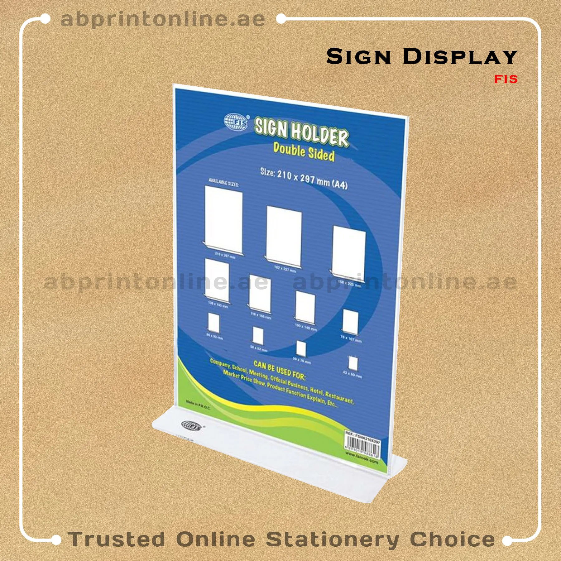 SIGN HOLDER A4 (210x297mm) - Image 1