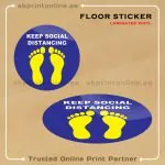 SOCIAL AWARENESS FLOOR STICKER PRINTING