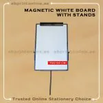 WHITE BOARD WITH STAND 70X100CM