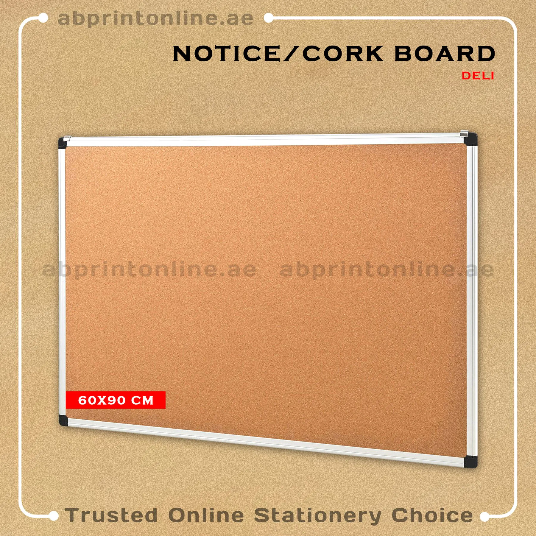 NOTICE/CORK BOARD 60X90CM - Image 1