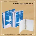 ALPHA PRESENTATION 4 RING BINDER A4 SPINE 20MM  WHITE COLOR-402