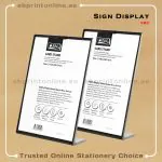 CARD STAND A4 (210X297mm) L STYLE
