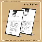 CARD STAND A5 (148X210mm) L STYLE