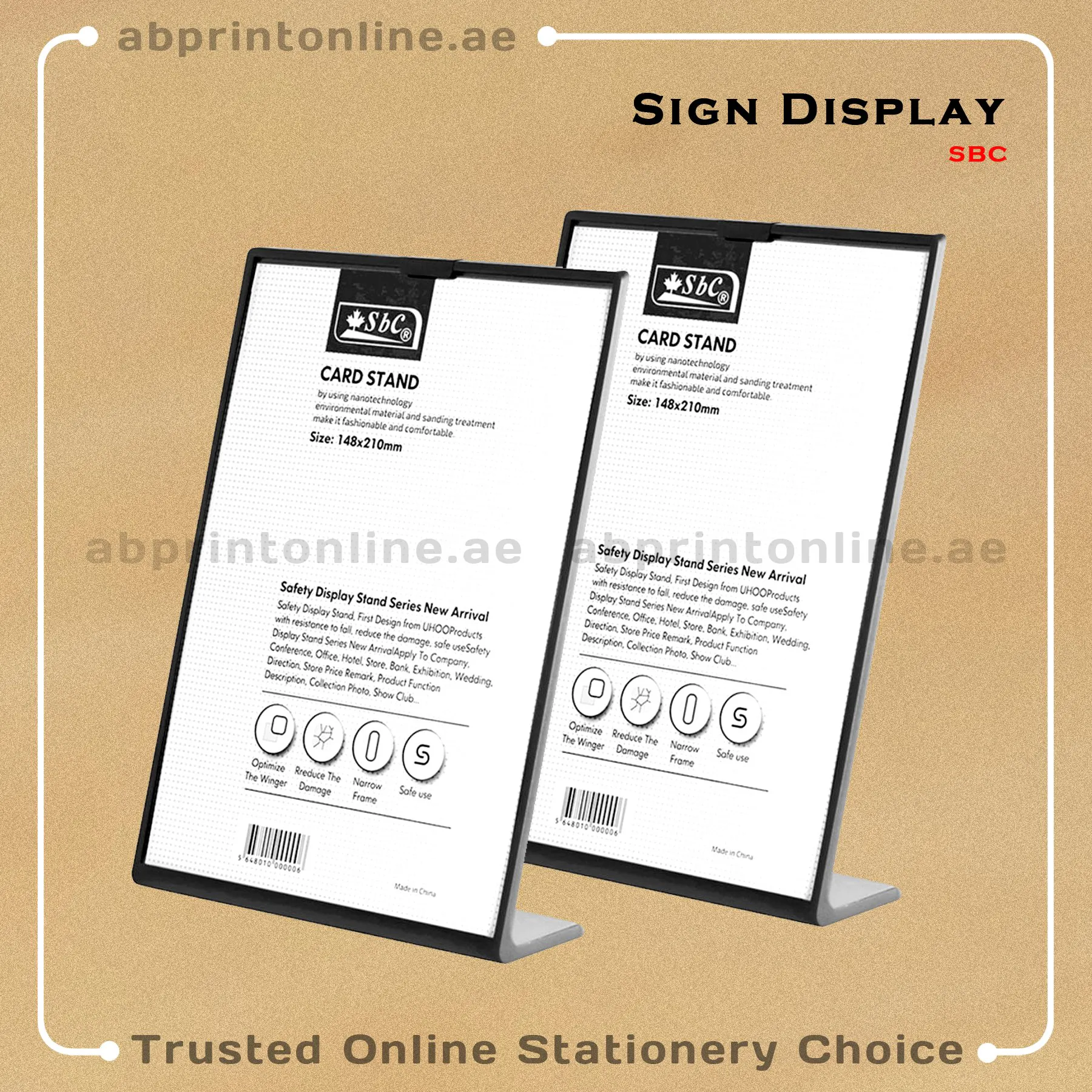 CARD STAND A5 (148X210mm) L STYLE - Image 1