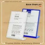 CARD STAND A6 (105X148mm) L STYLE
