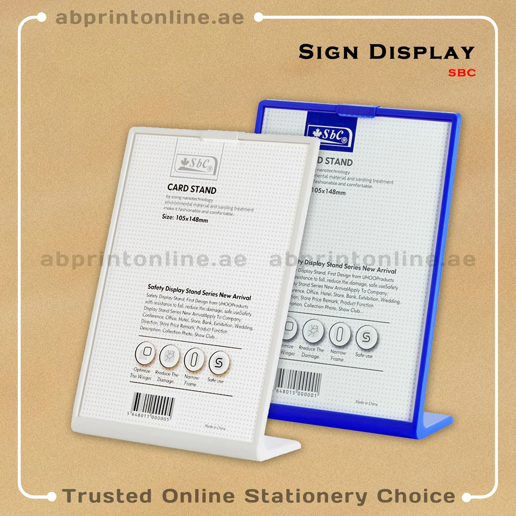 CARD STAND A6 (105X148mm) L STYLE - Image 1