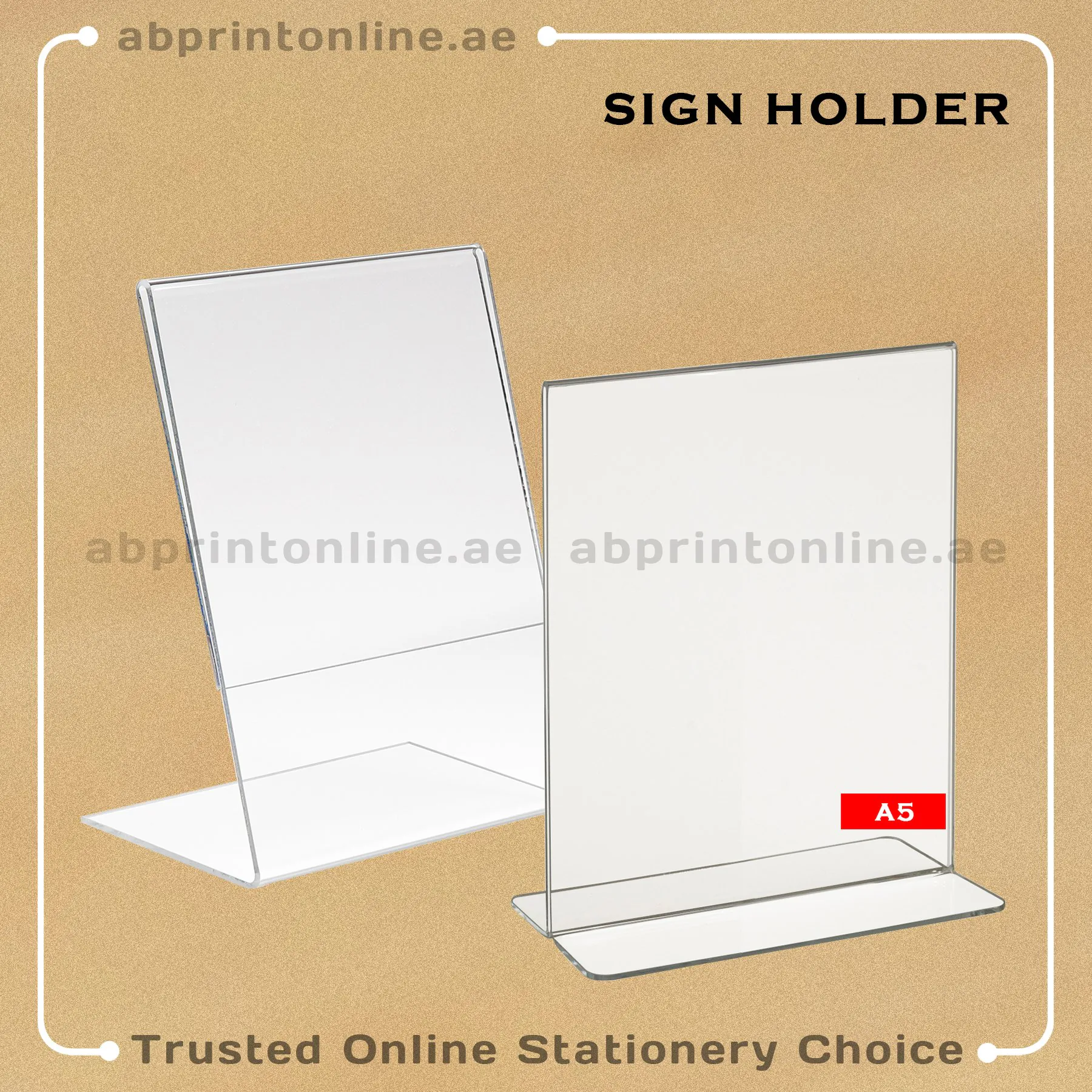 SIGN HOLDER A5 - Image 1