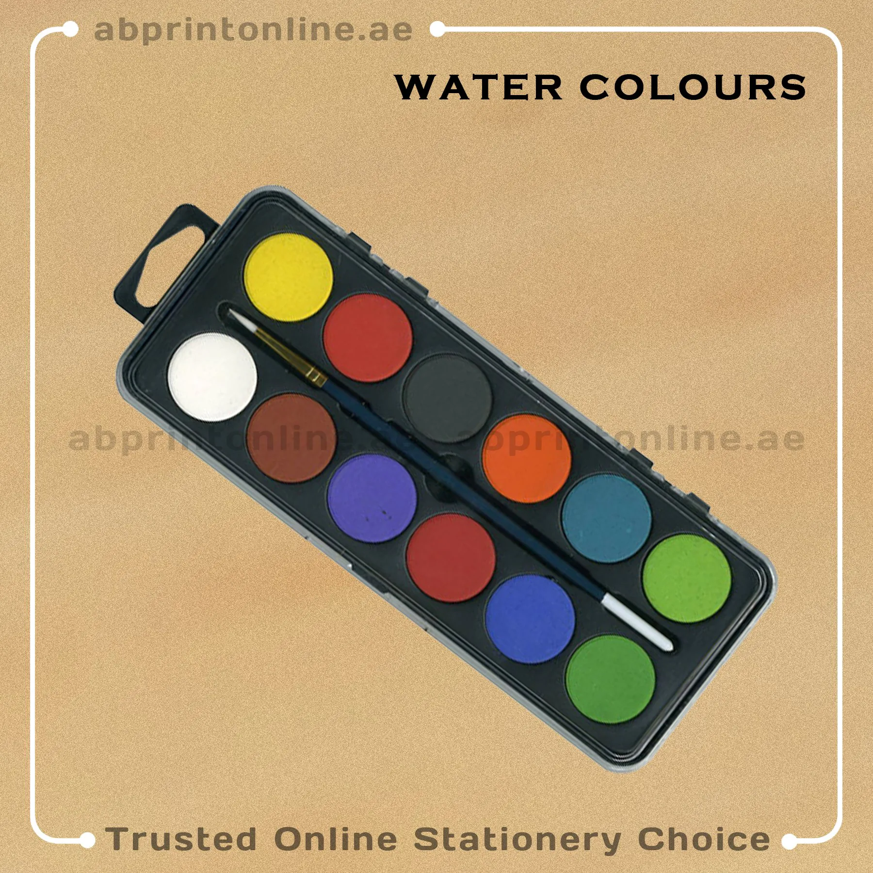 WATER COLOURS 12 CLR - Image 1