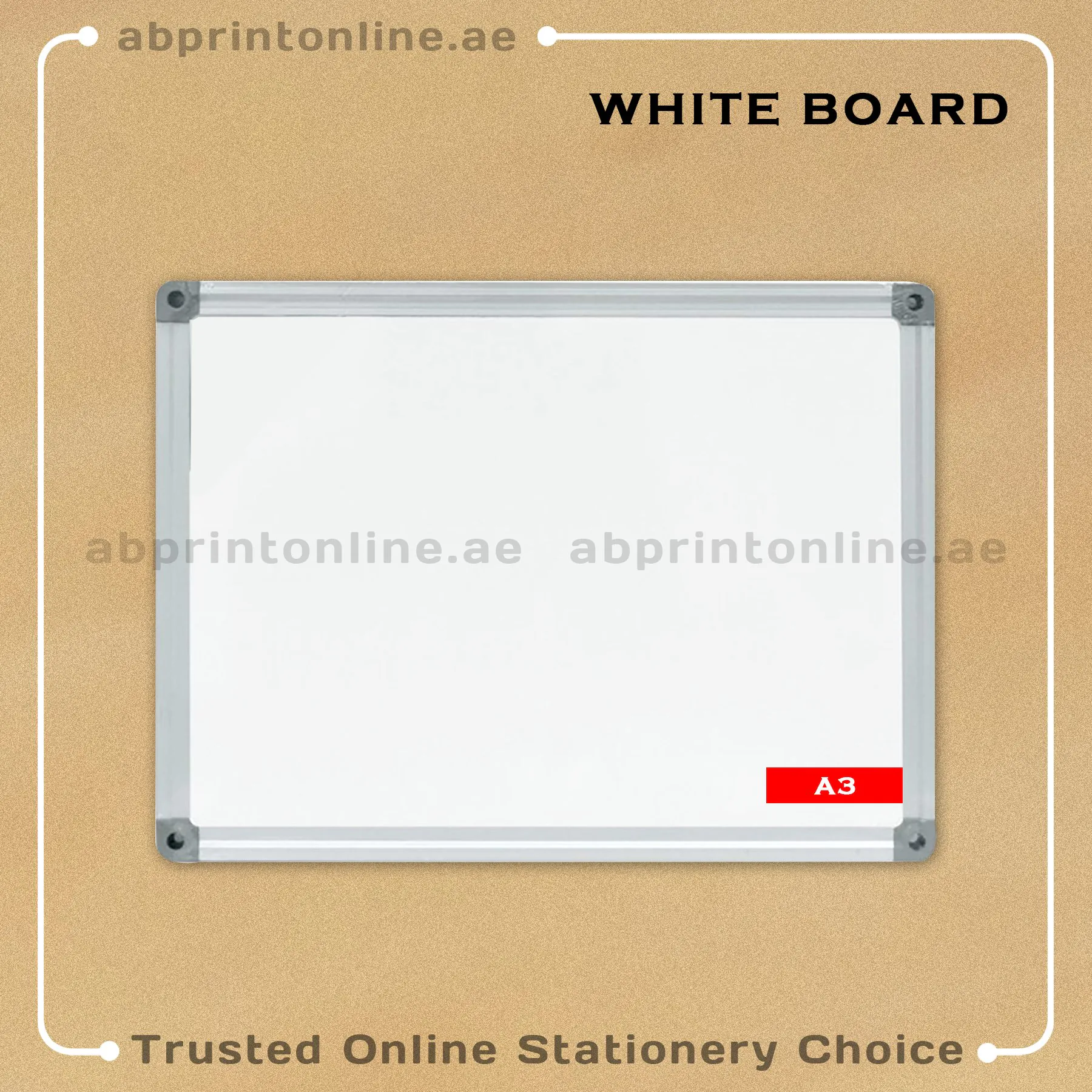 White Board A3.jpg WHITE BOARD A3 - Image 1