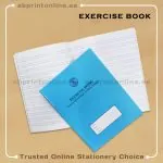 SADAF A5 TWO LINE WT LEFT MARGIN LIGHT GREEN EXERCISE  BOOK 120 PAGES
