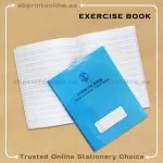SADAF A5 TWO LINE WT LEFT MARGIN BLUE  EXERCISE  BOOK 200 PAGES