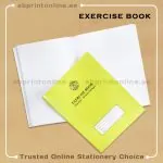 SADAF A5 PLAIN  LIGHT GREEN EXERCISE  BOOK 200 PAGES