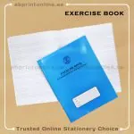SADAF A5 FOUR LINE WT LEFT MARGIN  BLUE  EXERCISE  BOOK 120 PAGES