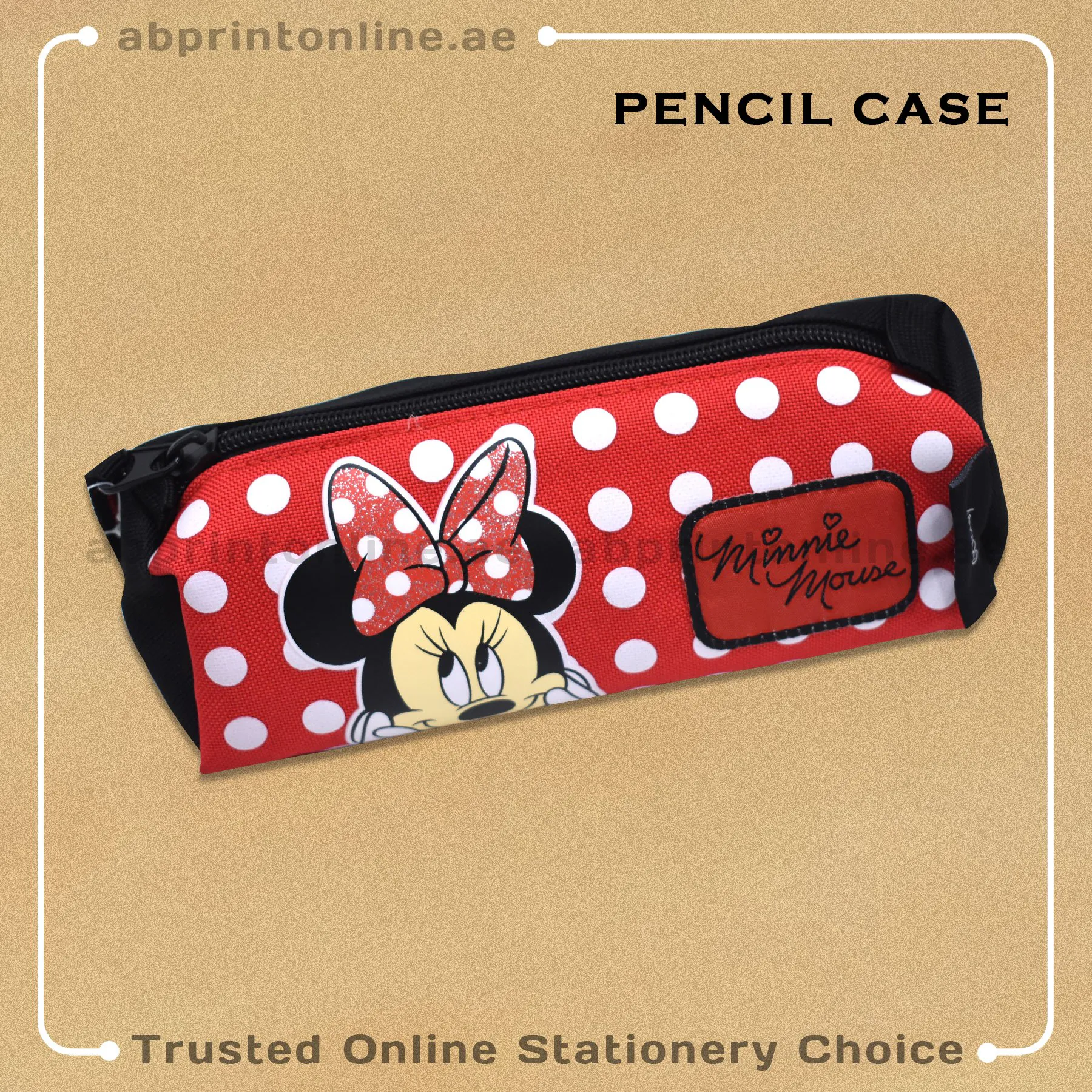 2160_4 PENCIL CASE CHARACTER DESIGN RED DOT - Image 1
