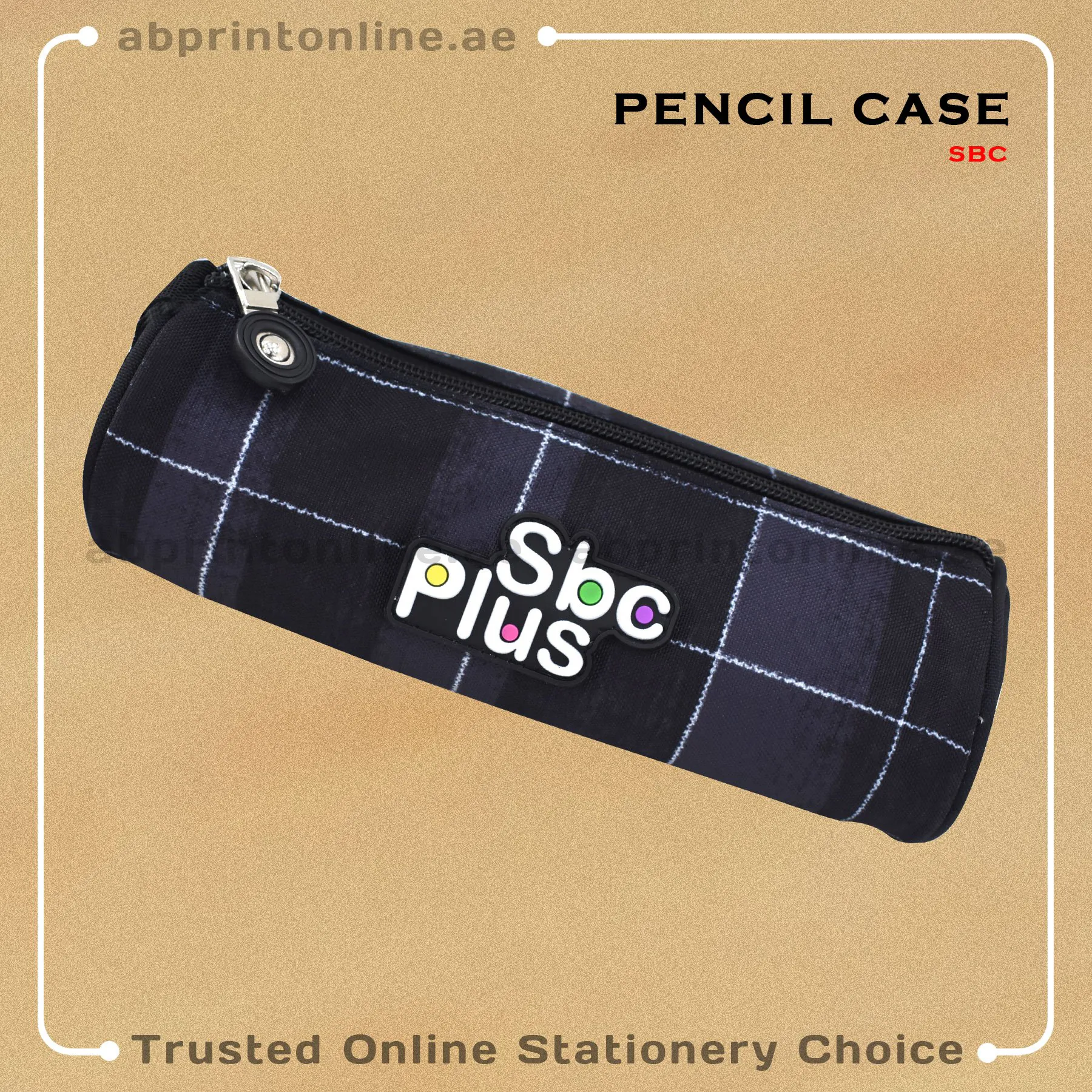 SBC PLUS PENCIL CASE LINED BLACK - Image 1