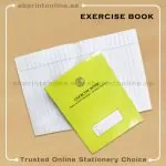 SADAF A5 SINGLE LINE WITH 2 SIDE MARGIN  LIGHT GREEN EXERCISE  BOOK 200 PAGES