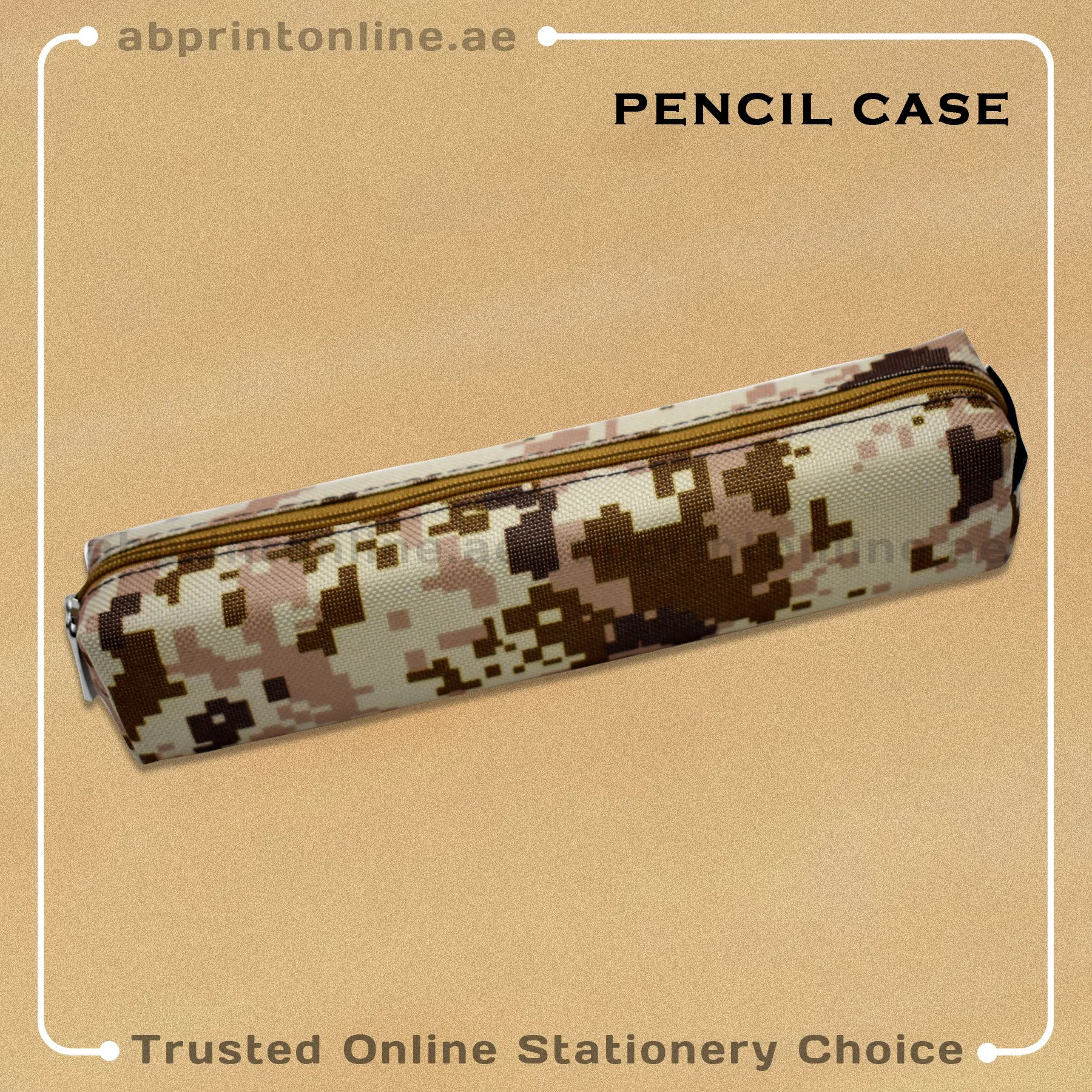 3392_2 PENCIL CASE NARROW DESIGN MILITARY - Image 1