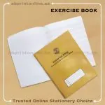 SADAF A5 FOUR LINE WITH ONE SIDE PLAIN BROWN  EXERCISE  BOOK 200 PAGES
