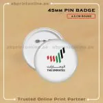 ROUND PIN BADGE PRINTING 45MM