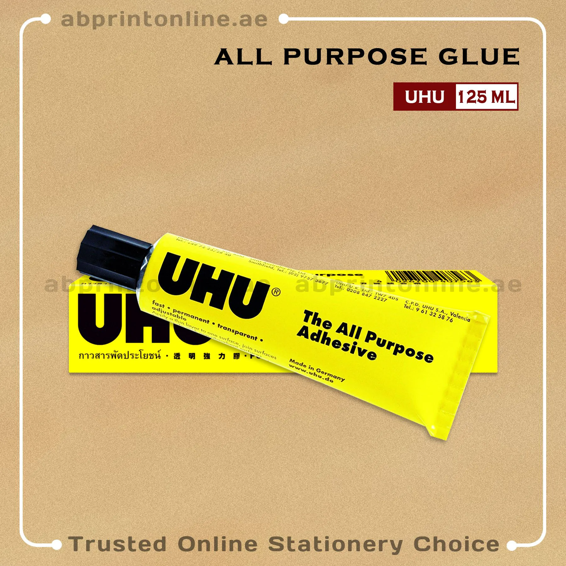 UHU ALL PURPOSE ADHISIVE 125 ML - Image 1