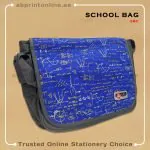 SBC SIDE  SCHOOL/COLLEGE BLUE & GREY  BAG