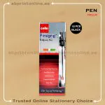 CELLO FINE GRIP BLACK BALL PEN PKT/12PCS