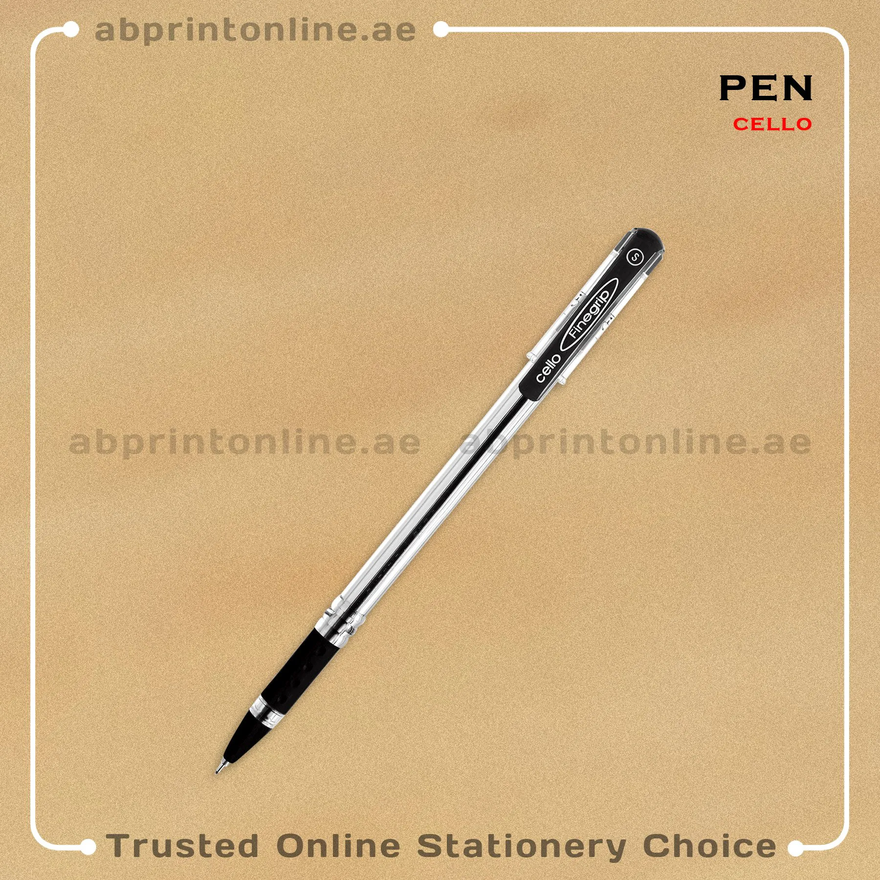 CELLO FINEGRIP PEN BLACK BALL PEN PCS/1 - Image 1