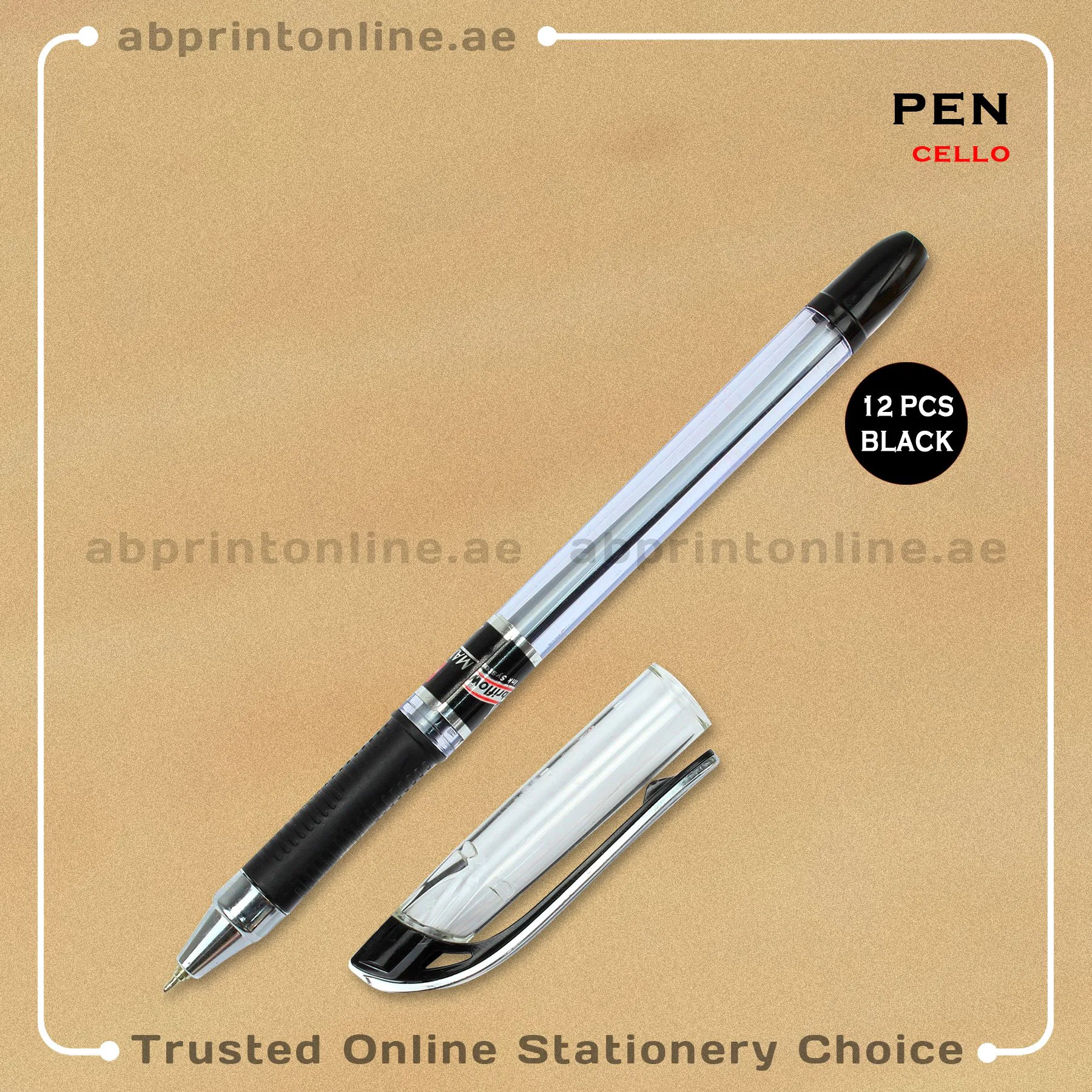 CELLO MAXRITER  PEN-BLACK-PKT/12PCS - Image 1