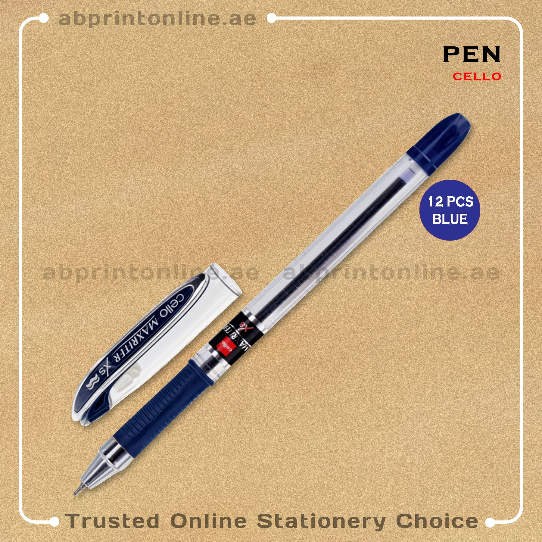 CELLO MAXRITER  PEN-BLUE-PKT/12PCS - Image 1