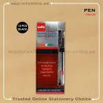 CELLO TECHNOTIP BLACK BALL PEN PKT/12PCS