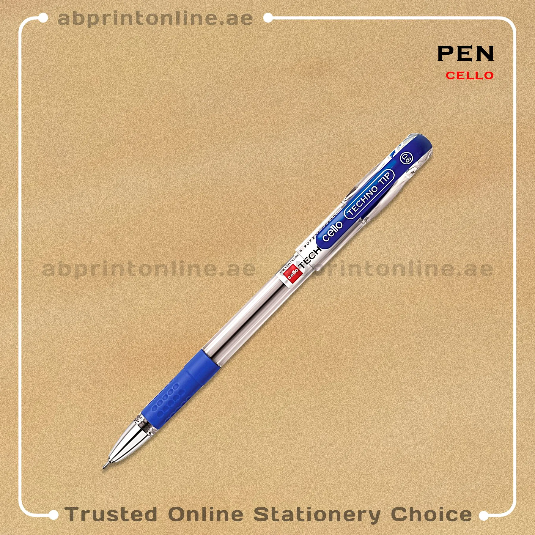 CelloTechnotipBlue copy CELLO TECHNO TIP BLUE BALL PEN PCS/1 - Image 1