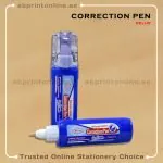 DELUXE CORRECTION PEN 10ML BLUE