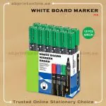 FIS CHISEL TIP PERMANENT GREEN MARKER PKT/12PCS