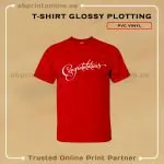 T-SHIRT GLOSSY PLOTTING