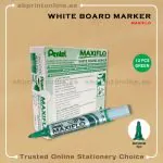 MAXI FLOW ROUND TIP  WHITE BOARD GREEN MARKER PKT/12PCS