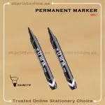 DELI ROUND TIP PERMANENT BLACK MARKER PCS/1