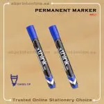 DELI CHISEL TIP PERMANENT BLUE MARKER PCS/1