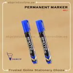 DELI REFILLABLE ROUND TIP PERMANENT BLUE MARKER PCS/1