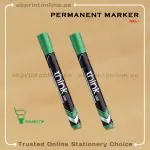 DELI ROUND TIP PERMANENT GREEN MARKER PCS/1