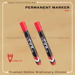 DELI CHISEL TIP PERMANENT RED MARKER PCS/1