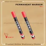 DELI ROUND TIP PERMANENT RED MARKER PCS/1