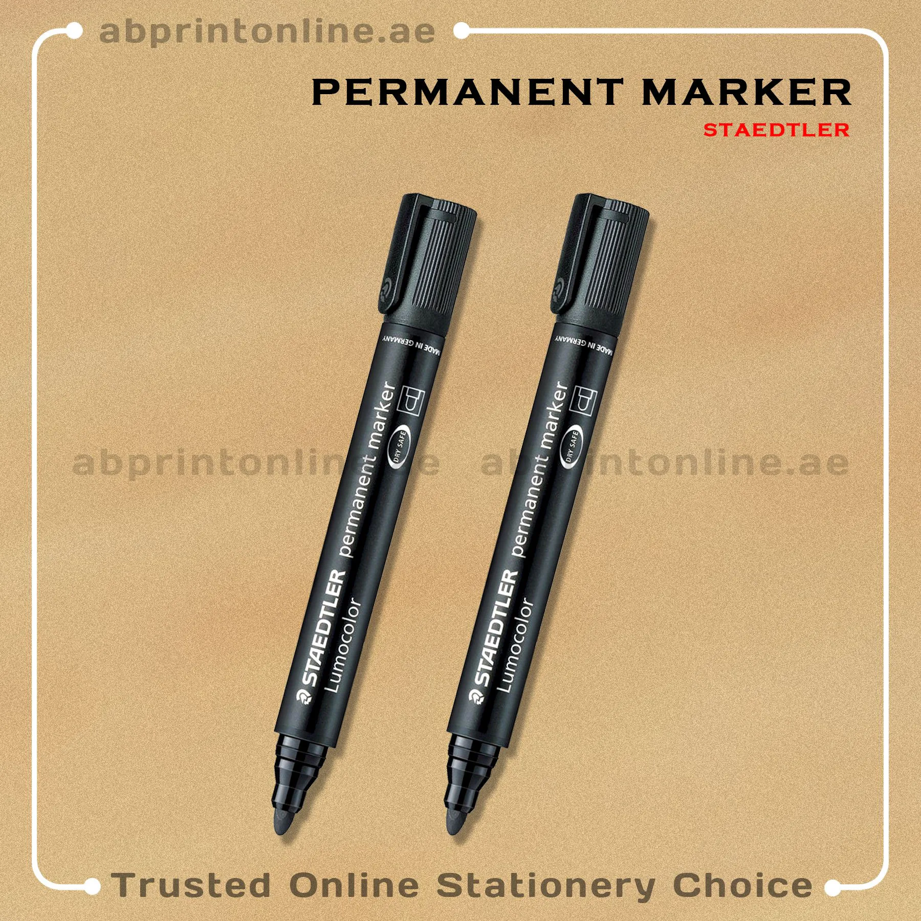 STEADTLER ROUND TIP PERMANENT BLACK MARKER PCS/1 - Image 1